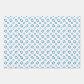 Christmas Winter Wrapping Paper with Snowflakes  (Voorkant 3)