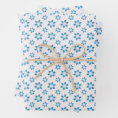 Christmas Winter Wrapping Paper with Snowflakes  (In situ)