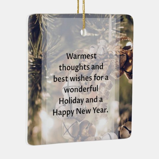 Christmas Wish Keramisch Ornament (Rechts)