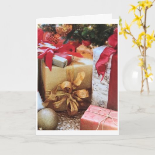 ***CHRISTMAS WISHEERT** VOOR ÉÉN EN ALLEMAAL! KAART (Gele Bloem)