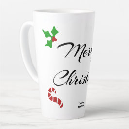 Christmas Wishes Large Latte Mug Latte Mok