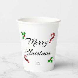 Christmas Wishes Paper Cups Papieren Bekers