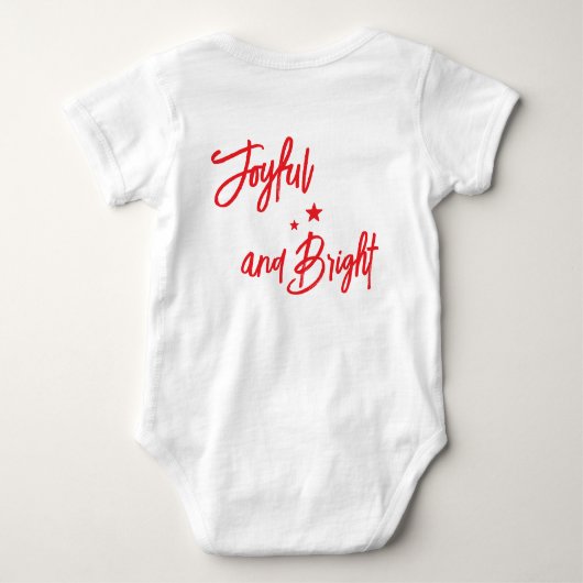 Christmas wishes  romper (Achterkant)