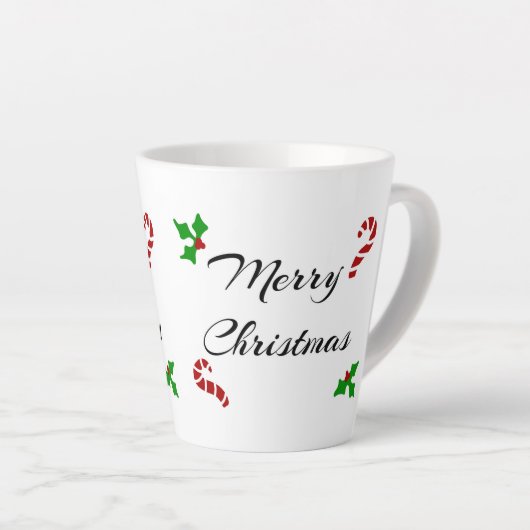 Christmas Wishes Small Latte Mug Latte Mok (Rechterhoek)