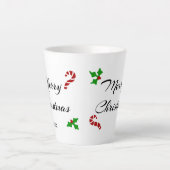 Christmas Wishes Small Latte Mug Latte Mok (Voorkant)