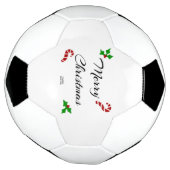 Christmas Wishes Soccer Ball Voetbal (Gedraaid)