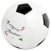 Christmas Wishes Soccer Ball Voetbal (Drie kwart)