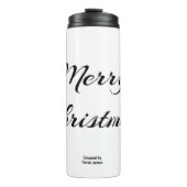 Christmas Wishes Thermal Tumbler Thermosbeker (Voorkant)
