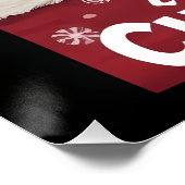 Christmas with Chinese Crested Dog Perfect Poster (Hoek)