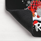 Christmas With My Tribe Red Plaid Cute Gnomes Fami Muismat (Hoek)