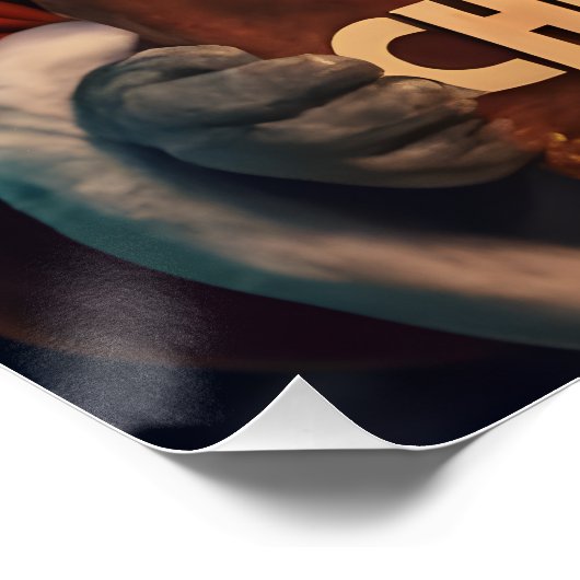 Christmas with Pug Perfect Poster (Hoek)