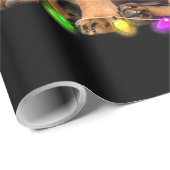 Christmas With Rottweiler Dog Cadeaupapier (Rol Hoek)