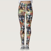 Christmas Wolves Leggings (Voorkant)