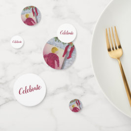 CHRISTMAS WONDER FIREPLANT TABEL CONFETTI