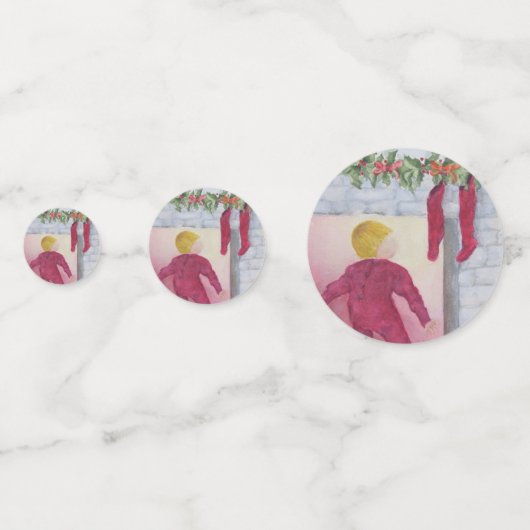 CHRISTMAS WONDER FIREPLANT TABEL CONFETTI (Voorkanten)