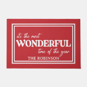 Christmas Wonderful time of the year Deurmat (Voorkant)