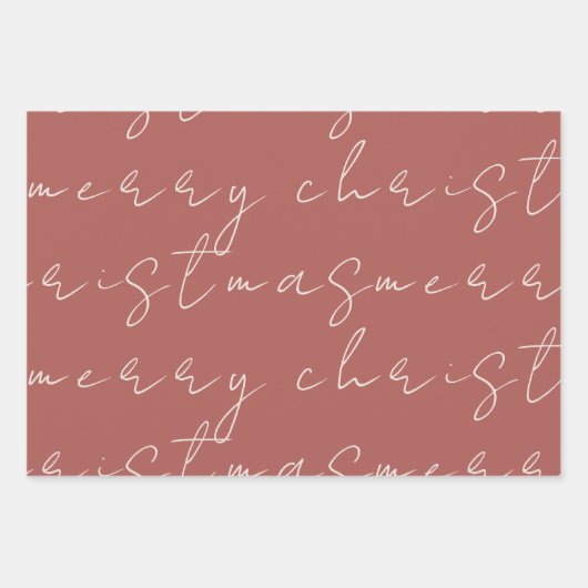 Christmas woodland animals wrapping paper  (Voorkant 3)