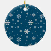 CHRISTMAS WOODLAND BEER KERAMISCH ORNAMENT (Achterkant)