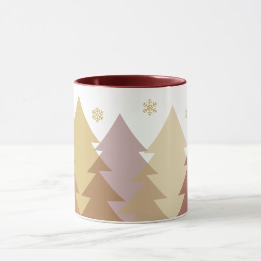 Christmas Woodlands Coffee Mug Mok (Midden)