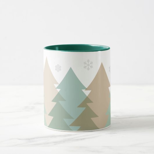 Christmas Woodlands Coffee Mug Mok (Midden)