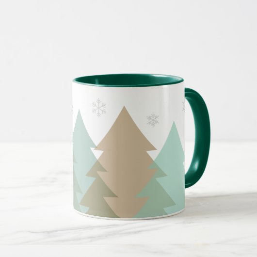 Christmas Woodlands Coffee Mug Mok (Voorkant rechts)