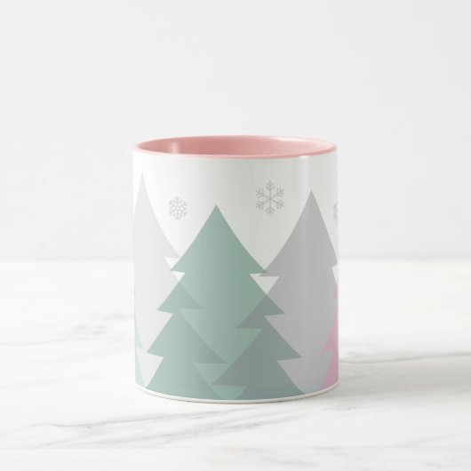 Christmas Woodlands Coffee Mug Mok (Midden)
