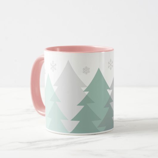 Christmas Woodlands Coffee Mug Mok (Voorkant links)