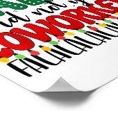 Christmas Work Deck The Halls Not Your Co-worker  Poster (Hoek)