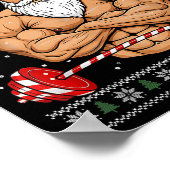 Christmas Workout Welcome To North Swole Xmas Gym  Poster (Hoek)