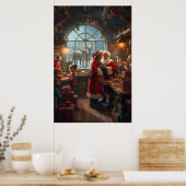 Christmas Workshop with Santa and Mrs Claus Poster (Keuken)