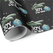 Christmas World Globe Ornament With Stars Cadeaupapier (Rol Hoek)