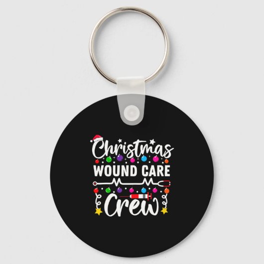 Christmas Wound Care Crew Nurse Xmas Nursing Rn Lp Sleutelhanger (Voorkant)