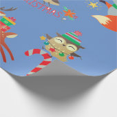 CHRISTMAS Wrappapier voor DIERCELEBRATING Cadeaupapier (Hoek)