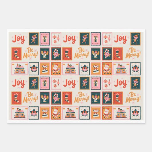 Christmas Wrapping Paper Bundle – Holiday winter  (Voorkant 3)