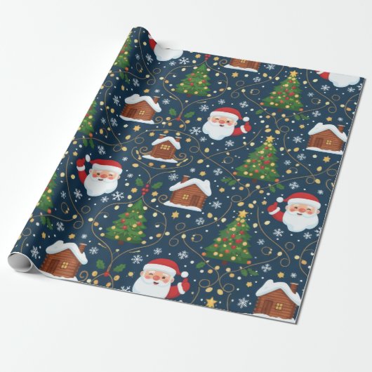 Christmas Wrapping Paper Cadeaupapier (Uitgerold)