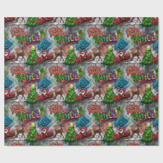 Christmas Wrapping Paper Cadeaupapier (Vlak)