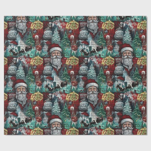 Christmas Wrapping Paper Cadeaupapier (Vlak)