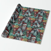 Christmas Wrapping Paper Cadeaupapier (Uitgerold)