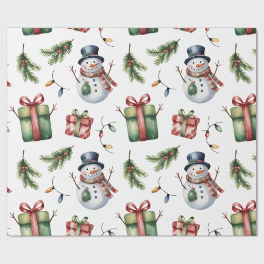 Christmas Wrapping Paper Cadeaupapier (Vlak)