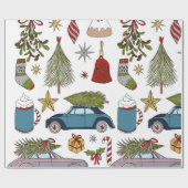 CHRISTMAS WRAPPING PAPER  CADEAUPAPIER (Vlak)