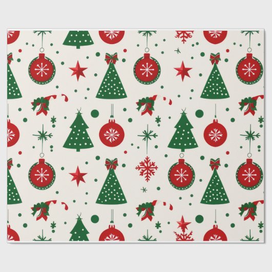 Christmas Wrapping Paper Cadeaupapier (Vlak)