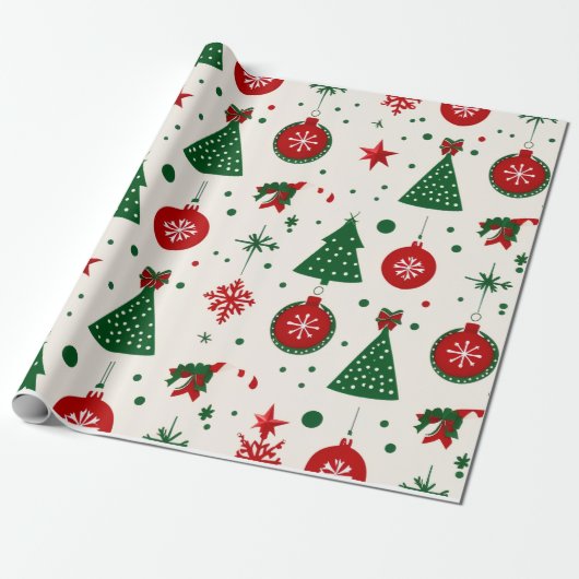 Christmas Wrapping Paper  Cadeaupapier (Uitgerold)
