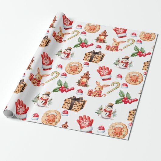 Christmas wrapping paper in Harmony Cadeaupapier (Uitgerold)