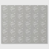 Christmas Wrapping Paper Personalize Name Cadeaupapier (Vlak)