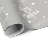 Christmas Wrapping Paper Personalize Name Cadeaupapier (Rol Hoek)