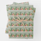 Christmas Wrapping Paper -Santa & Reindeer (In situ)