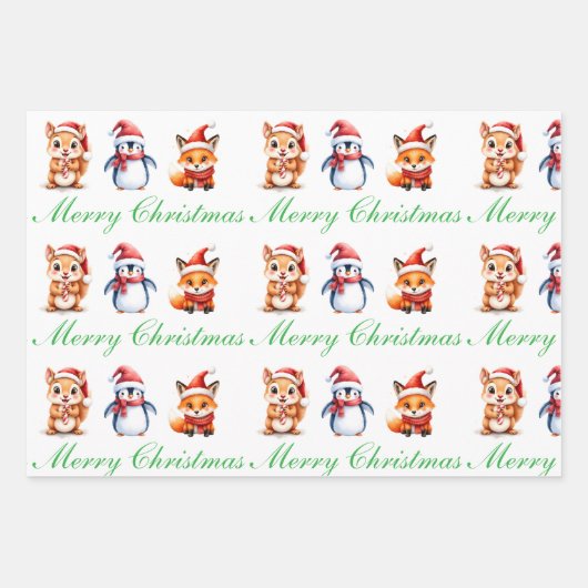 Christmas Wrapping Paper Set (Voorkant)