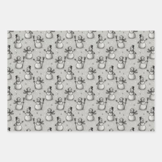 Christmas Wrapping Paper Set of 3 Designs (Voorkant 2)