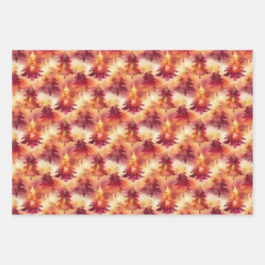 Christmas Wrapping Paper Set of 3 Designs (Voorkant)