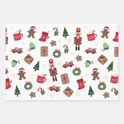 Christmas Wrapping Paper Sheets (Voorkant)